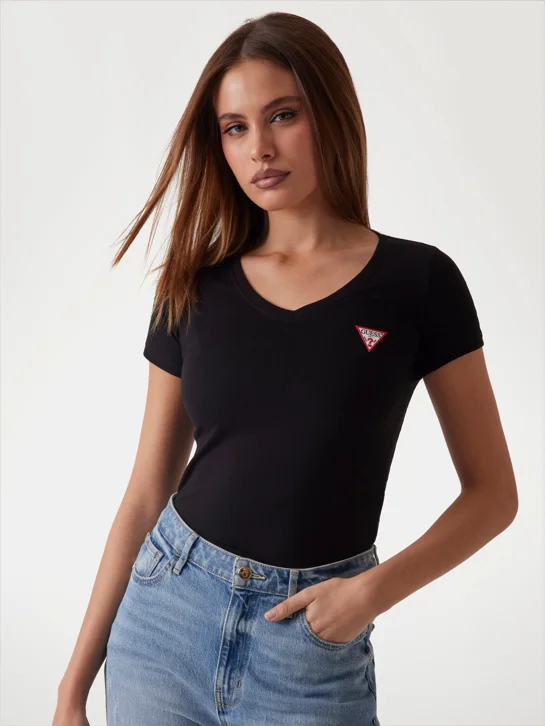 GUESS WOMAN Áo Thun Nữ - Ss Vn Mini Triangle Tee