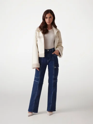 GUESS WOMAN Quần Jean Nữ 80S Cargo