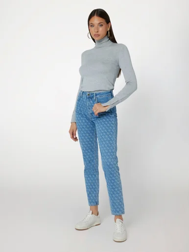 GUESS WOMAN Quần Jean Nữ - Mom Jean