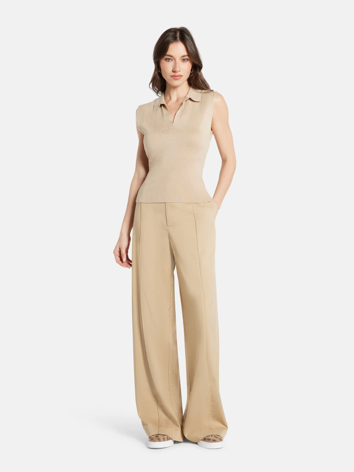 GUESS WOMAN Quần Nữ - Ambre Twill Pant