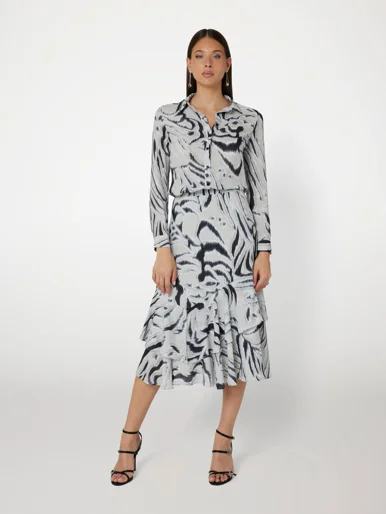 GUESS WOMAN Chân Váy Nữ - Chantal Flare Midi Skirt
