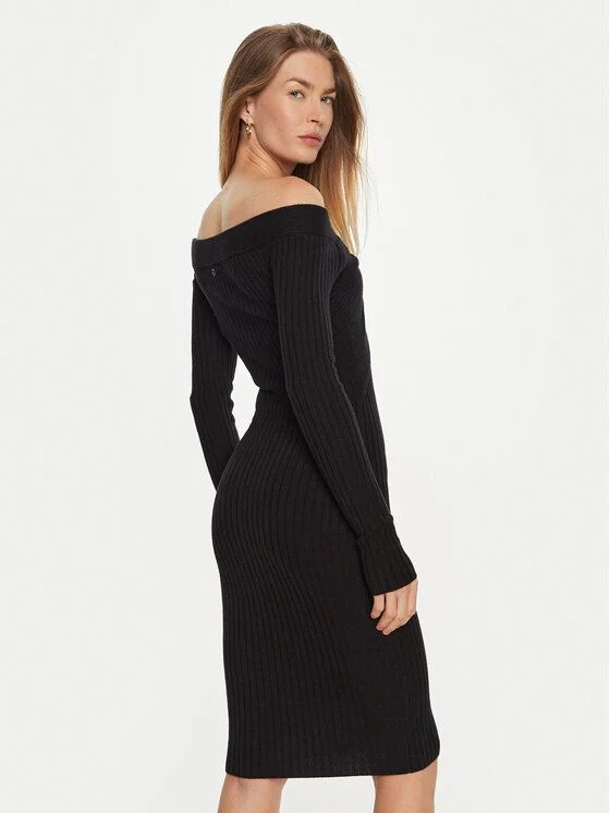 GUESS WOMAN Đầm Nữ - Milana Ls Wrap Dress Swtr