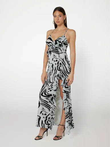 GUESS WOMAN Đầm Nữ - Lydie Spaghetti Long Dress