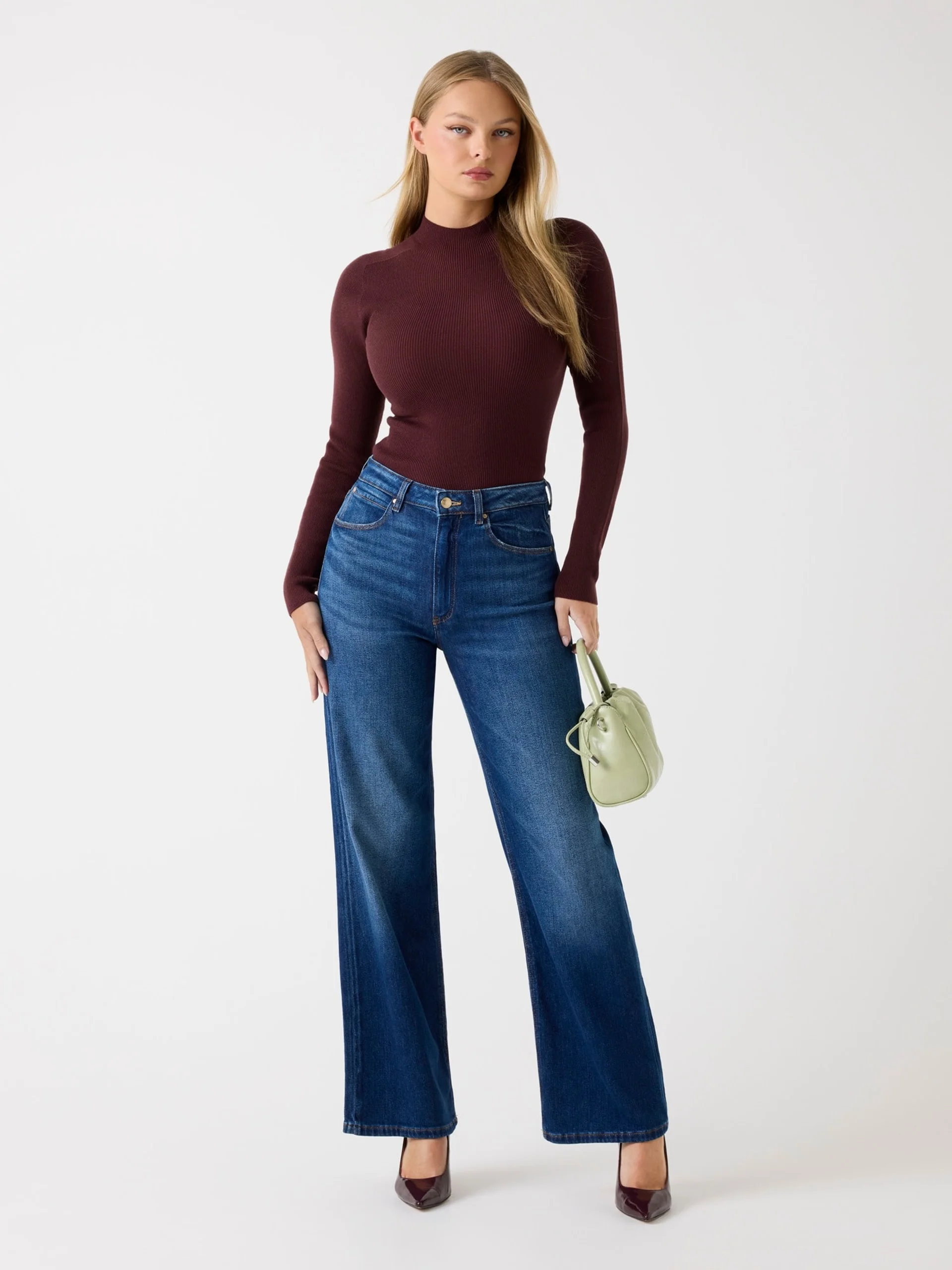 GUESS WOMAN Quần Jeans Nữ - Wide Leg