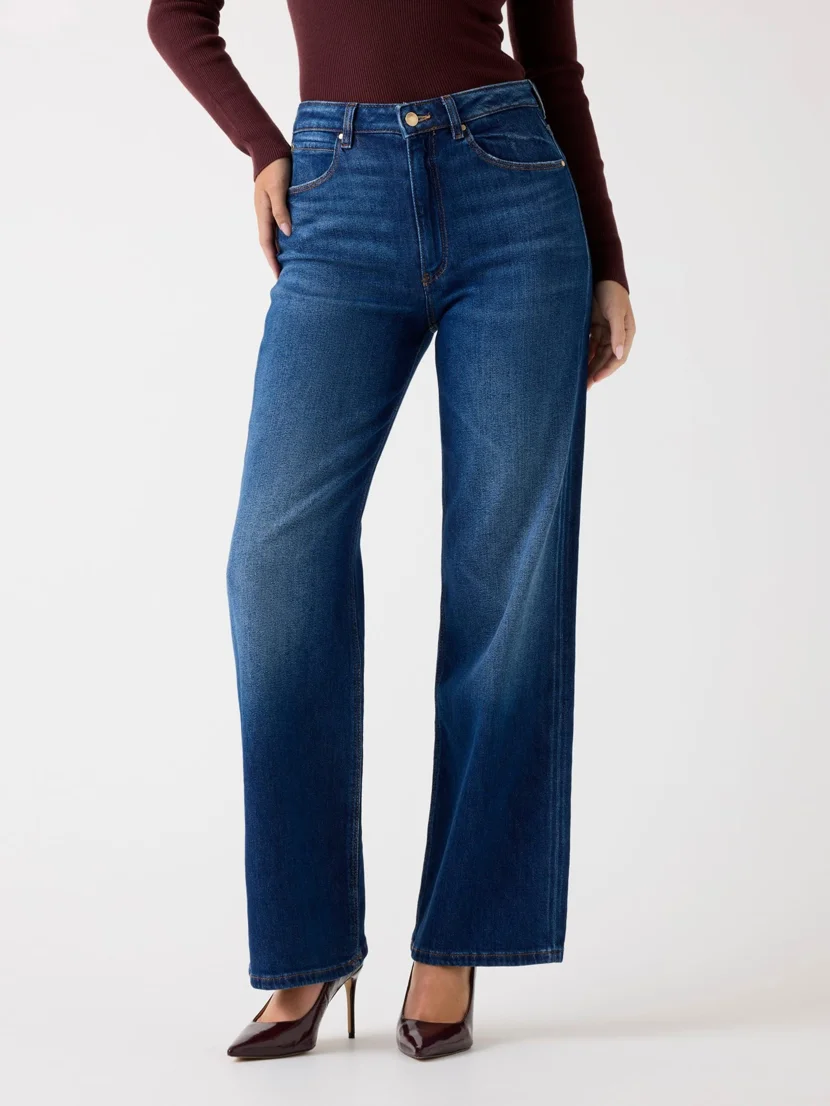 GUESS WOMAN Quần Jeans Nữ - Wide Leg