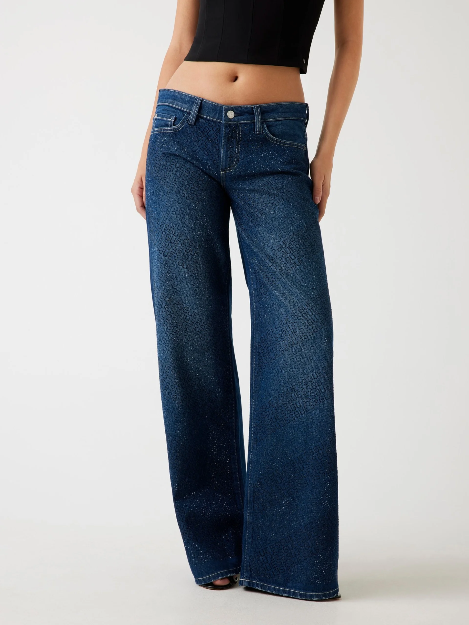 GUESS WOMAN Quần Jeans Nữ-Low Rise Slouchy