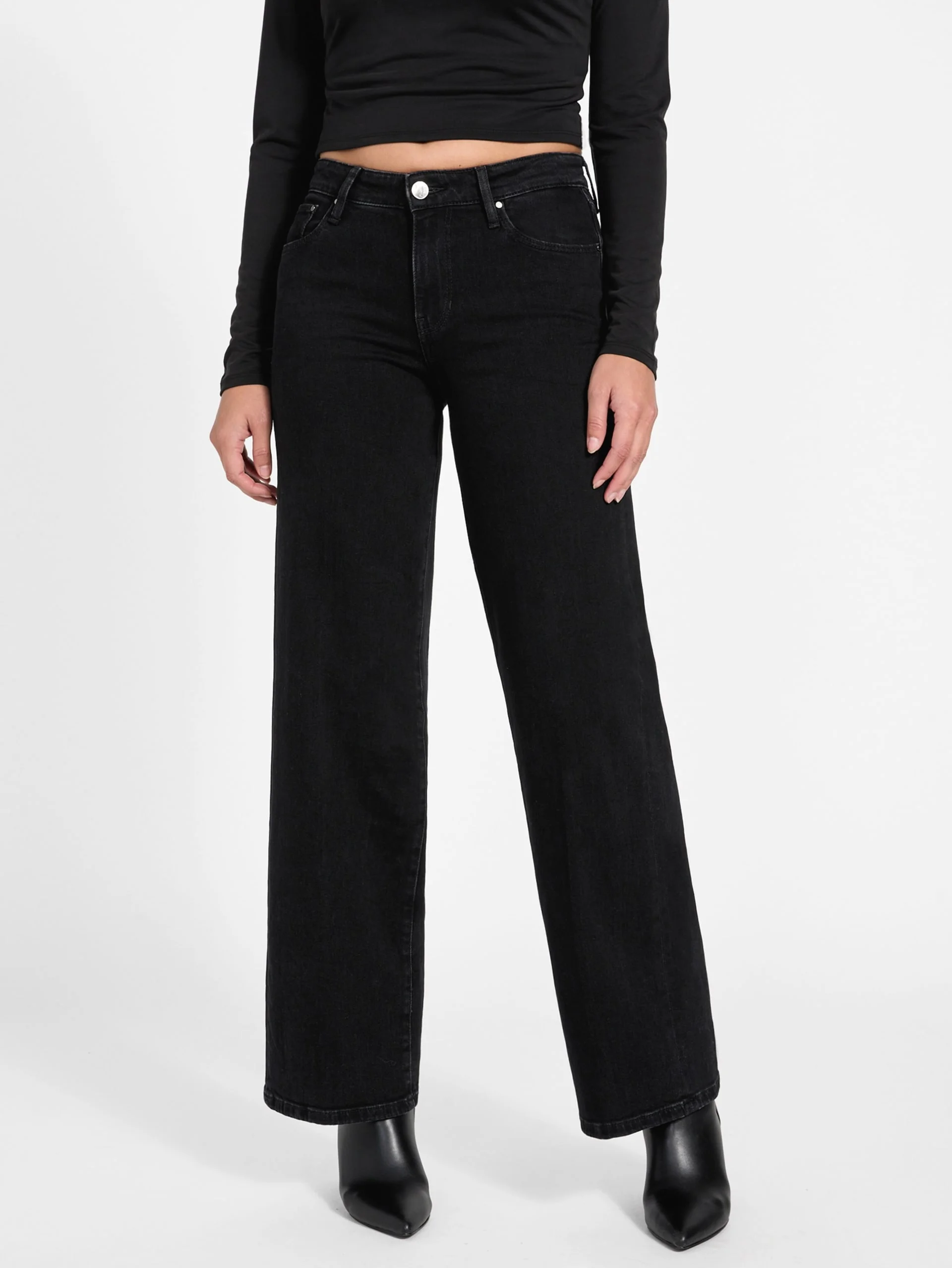 GUESS WOMAN Quần Jeans Nữ-Sexy Palazzo