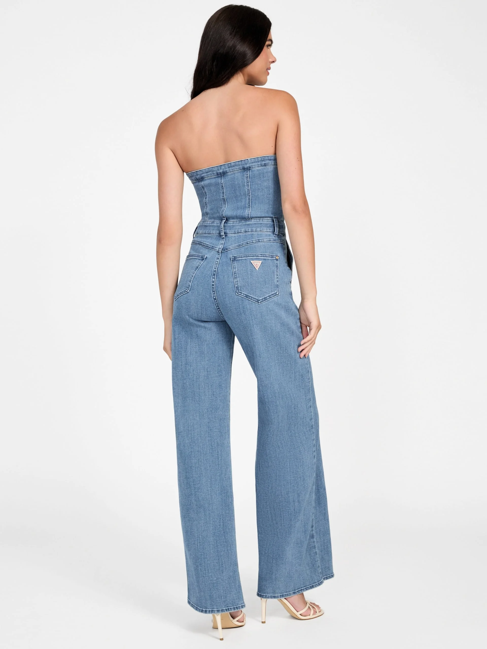 GUESS WOMAN Áo Liền Quần Jeans Nữ-Sl Donna Jumpsuit
