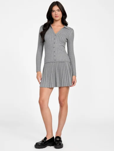 GUESS WOMAN Chân Váy Nữ - Pleated Miranda Sweater Skirt