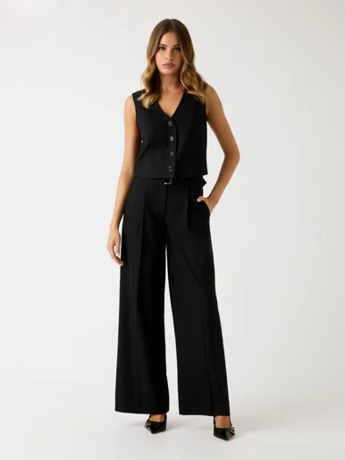 GUESS WOMAN Áo Ghi Lê Nữ-Zanita Pin Stripe Ve