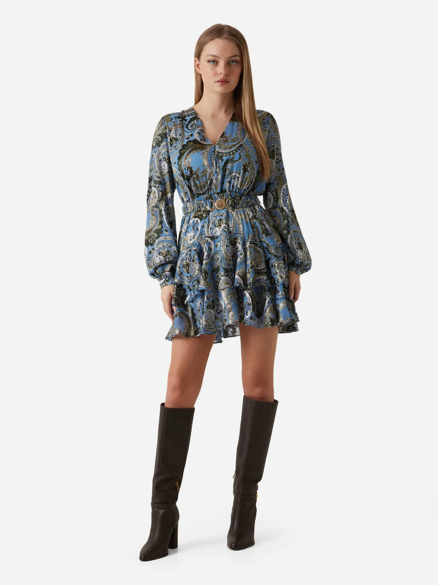 GUESS WOMAN Đầm Nữ-Clarisse Deep Neck F