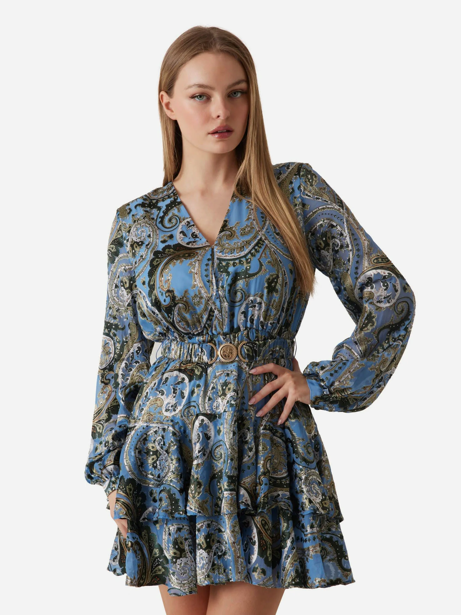 GUESS WOMAN Đầm Nữ-Clarisse Deep Neck F