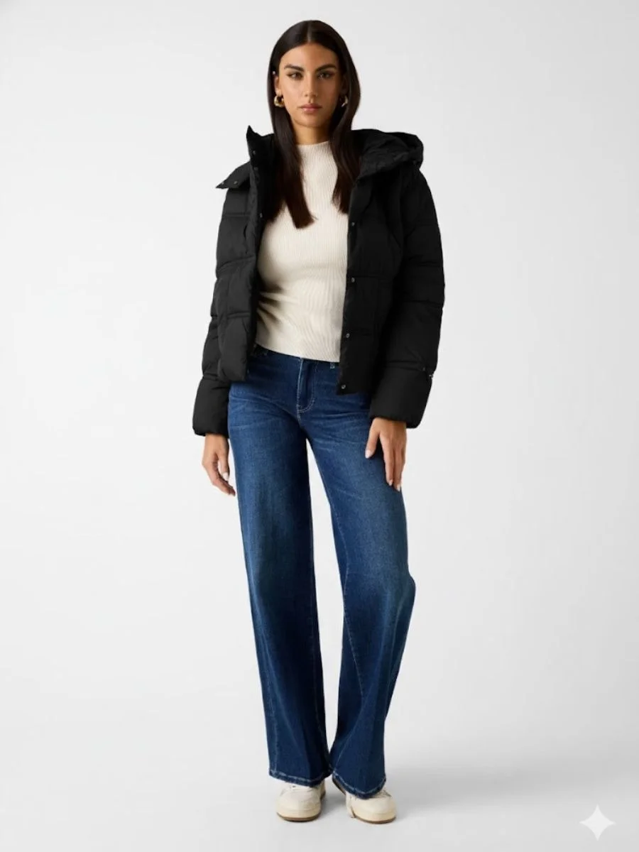 GUESS WOMAN Áo Khoác Nữ-New Daisy Crop Logo