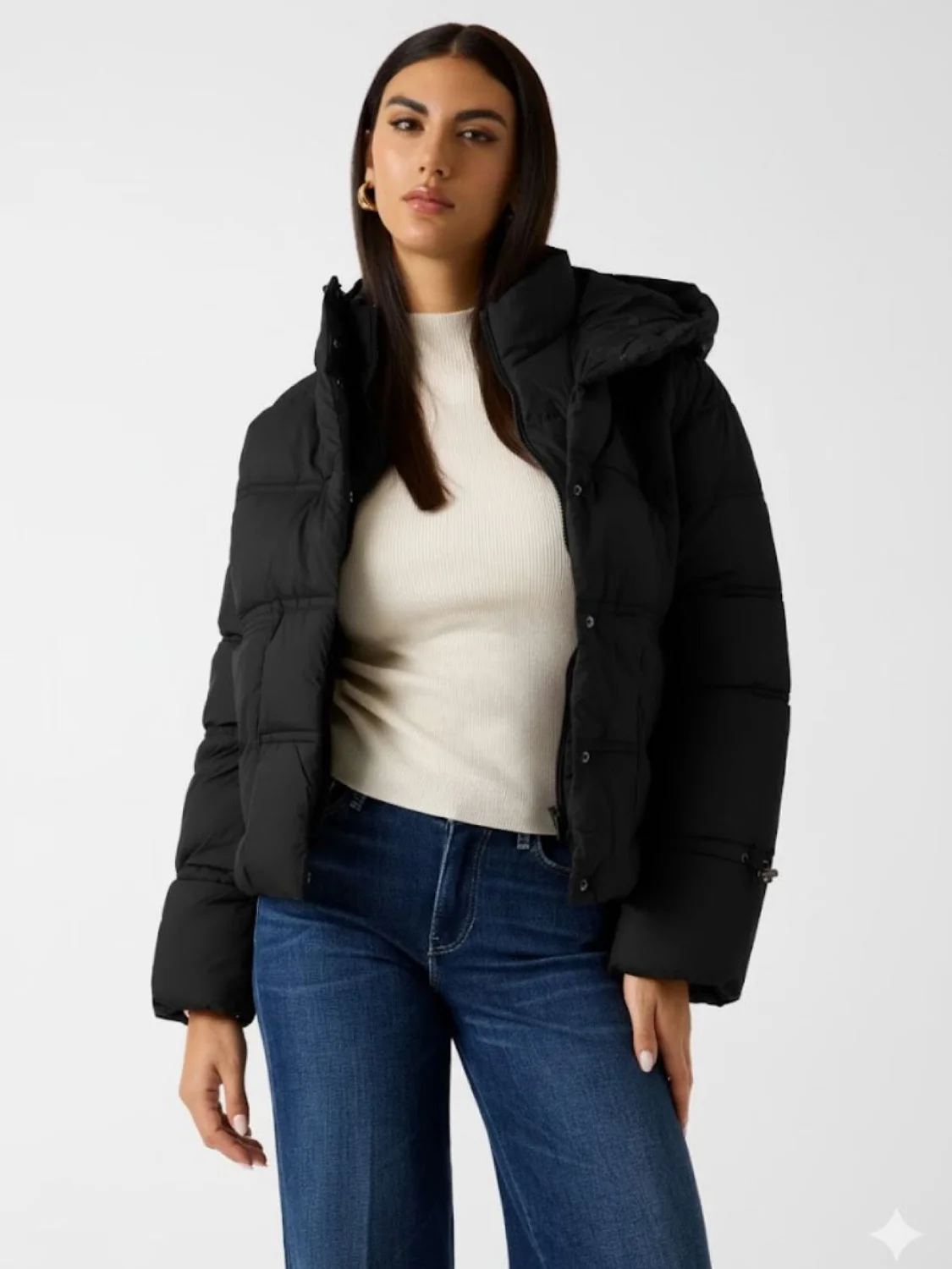 GUESS WOMAN Áo Khoác Nữ-New Daisy Crop Logo