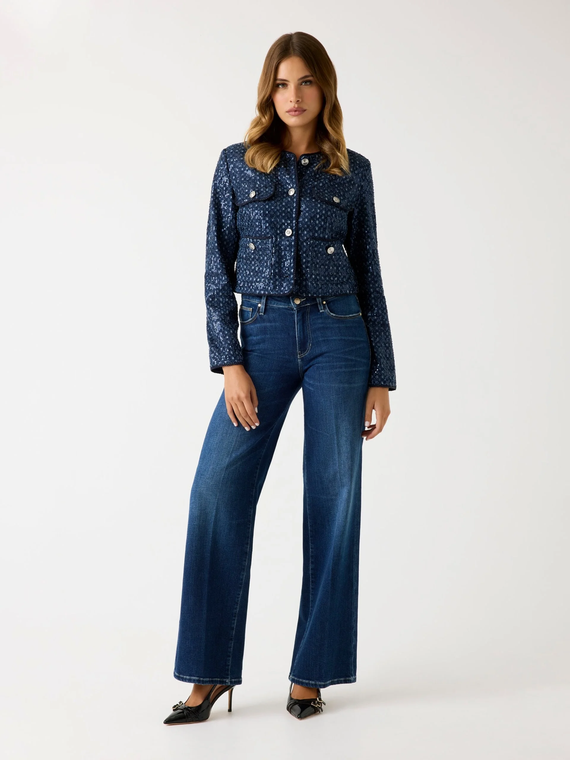 GUESS WOMAN Áo Khoác Jeans Nữ-Elisa Jacket