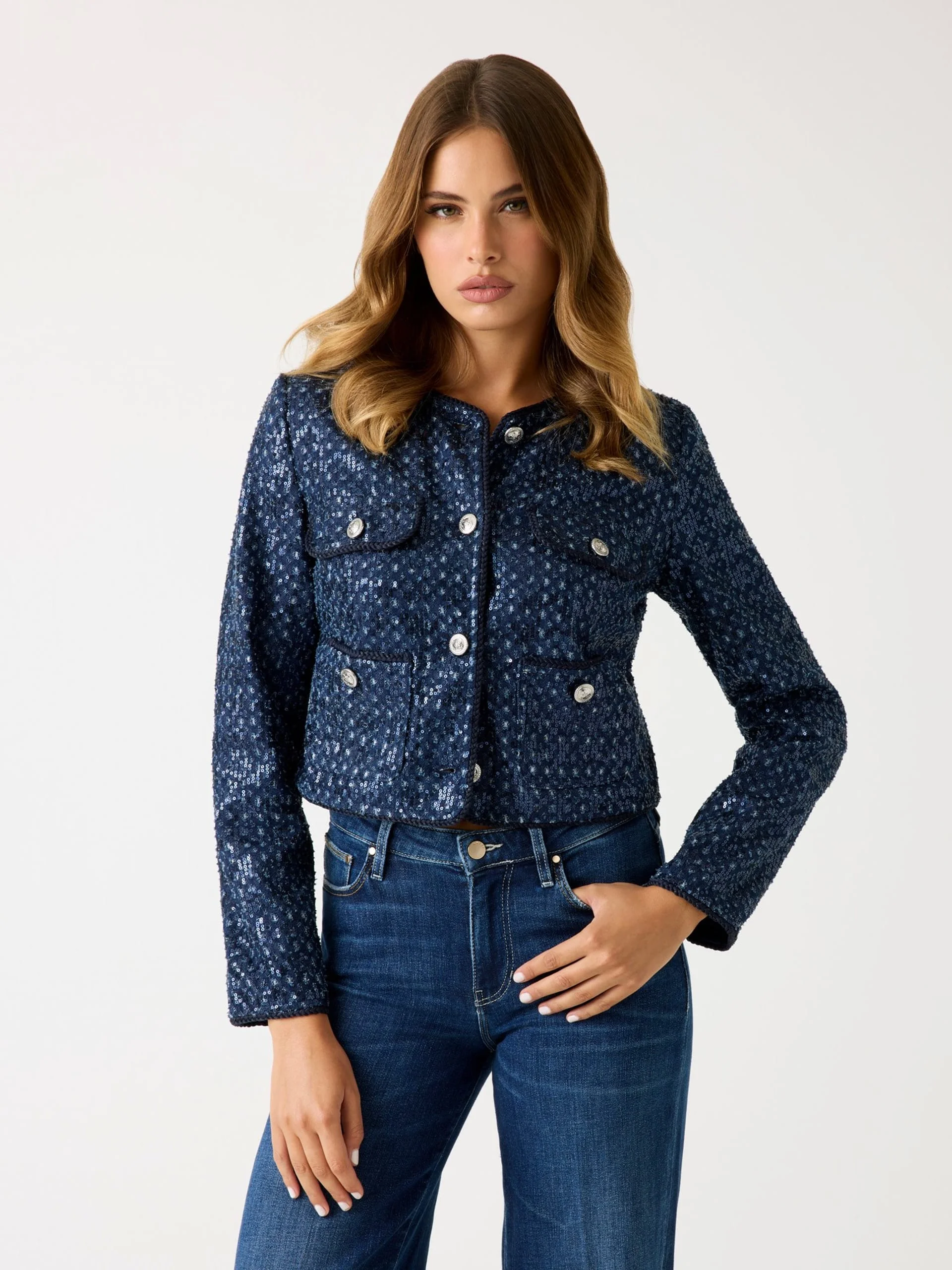 GUESS WOMAN Áo Khoác Jeans Nữ-Elisa Jacket