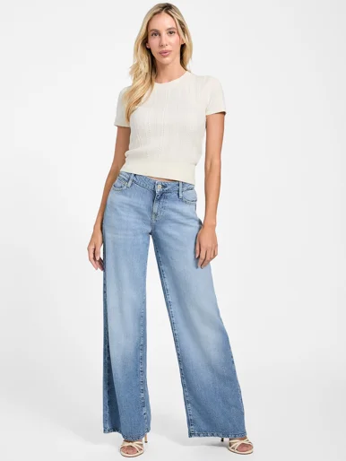 GUESS WOMAN Áo Len Nữ - Ss Chenille Marcie Cable Swtr