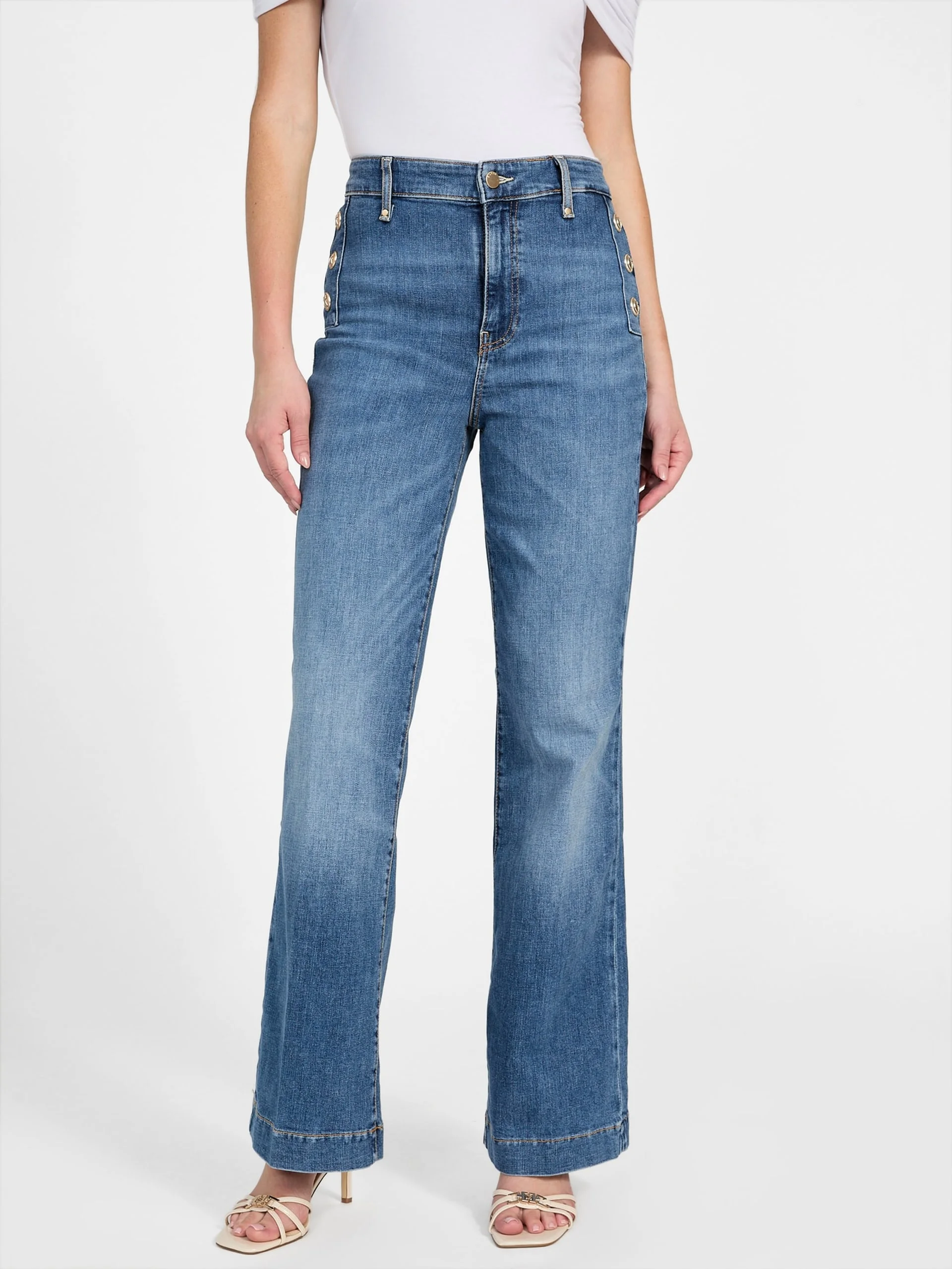 GUESS WOMAN Quần Jeans Nữ - New Faye Pant