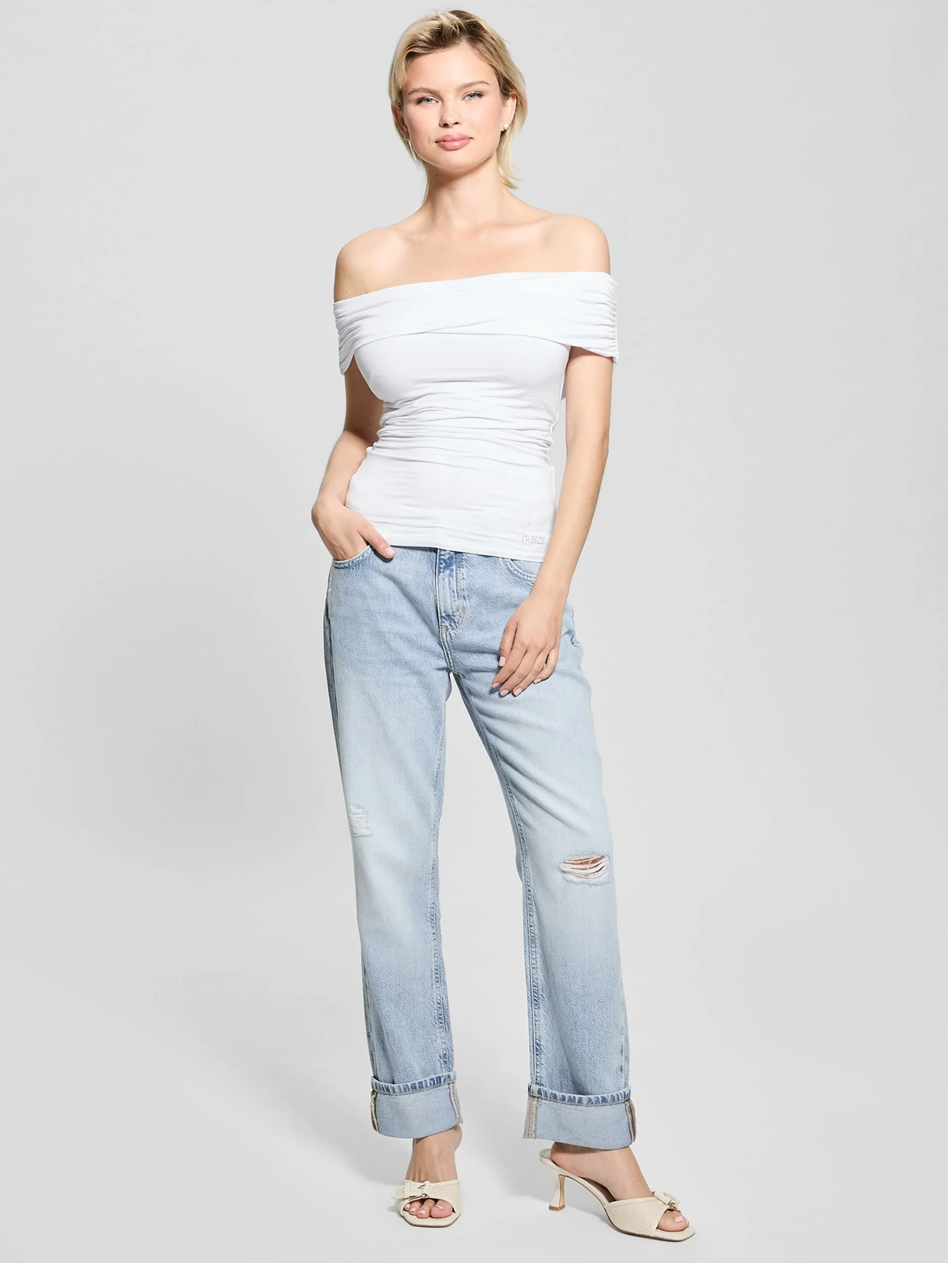 GUESS WOMAN Quần Jeans Nữ - Celia Boyfriend