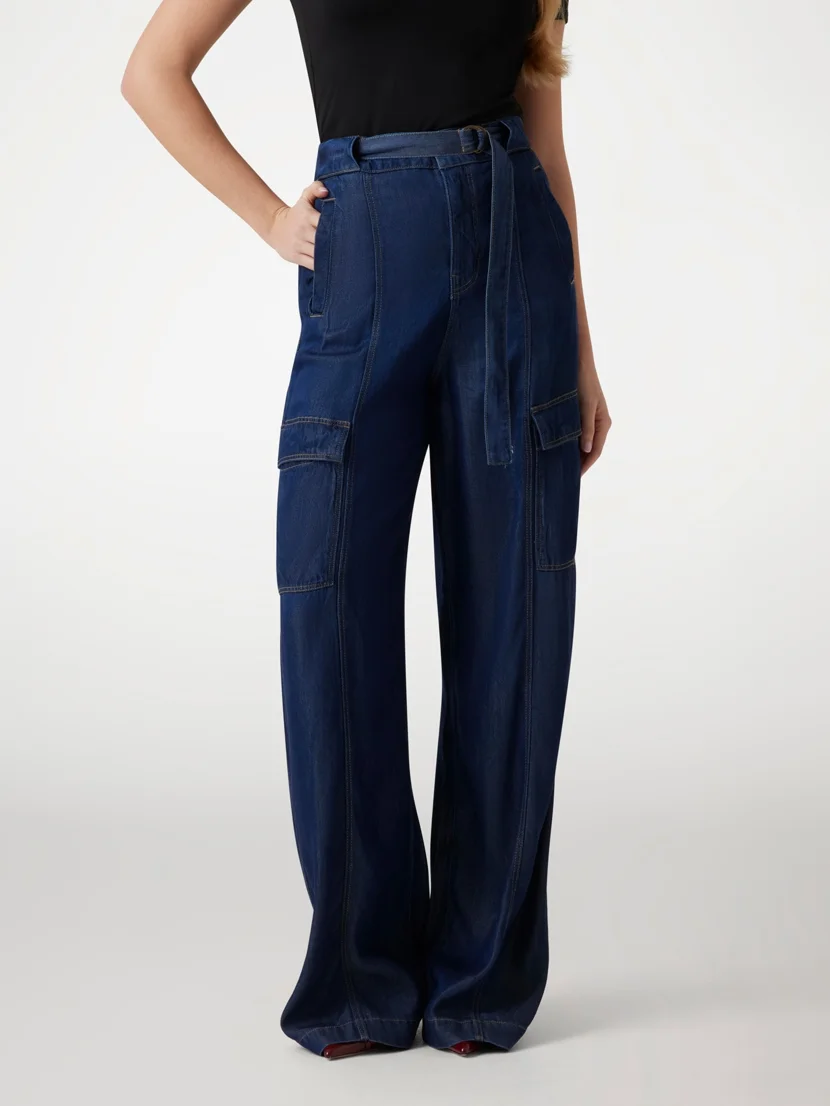 GUESS WOMAN Quần Jeans Nữ - Agatha Cargo