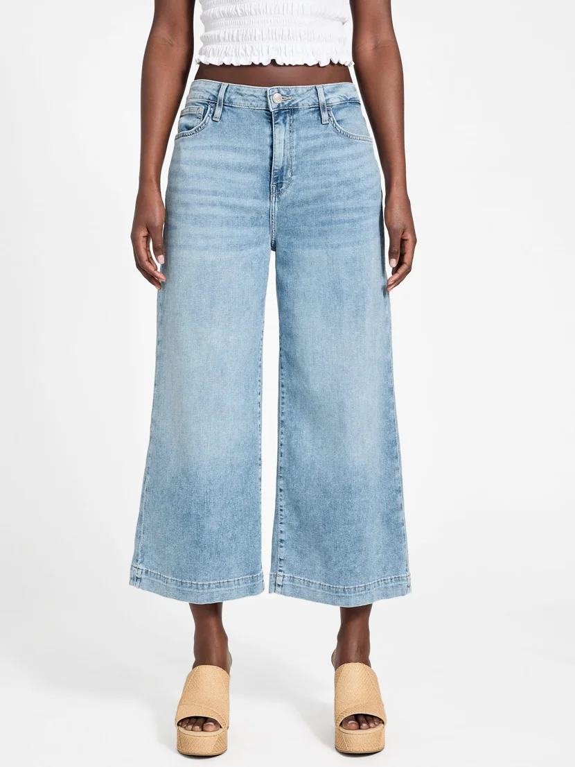 GUESS WOMAN Quần Jeans Nữ - Bellflower Crop Wide Leg