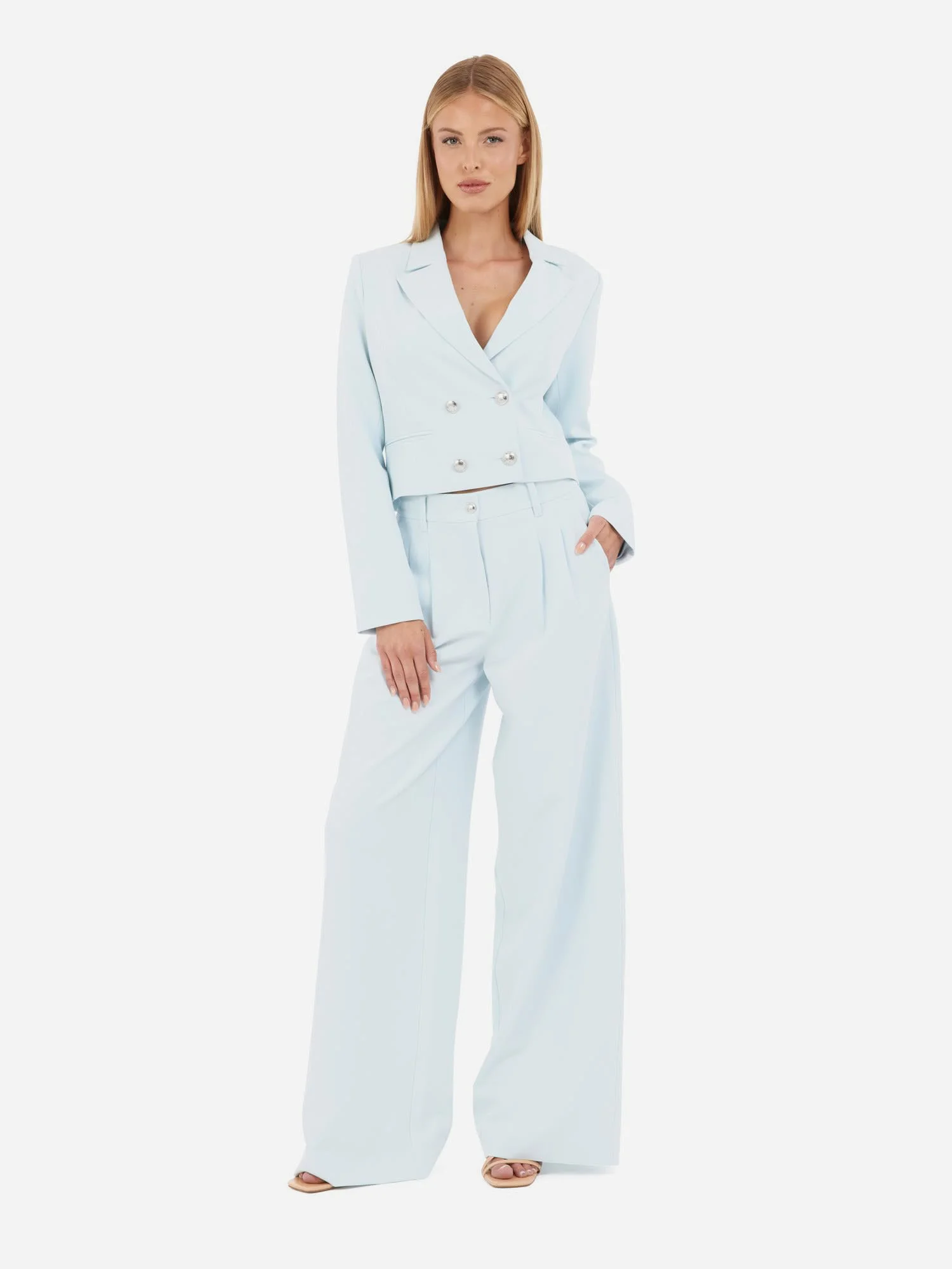 GUESS WOMAN Quần Nữ Andree Tailor Pleat Pant