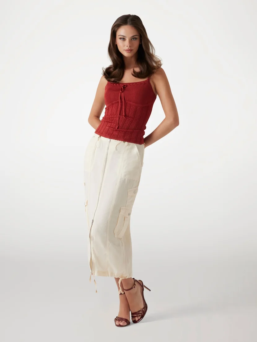 GUESS WOMAN Chân Váy Nữ - Casey Cargo Skirt