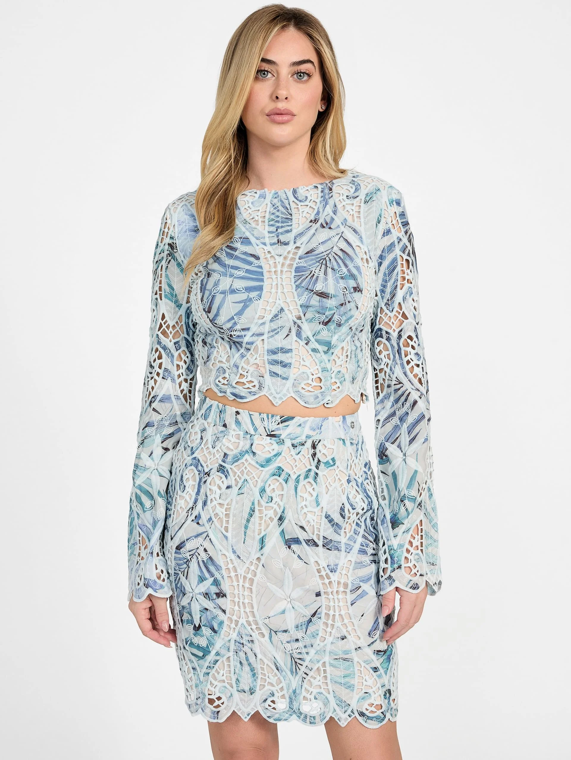 GUESS WOMAN Áo Kiểu Nữ - Ls Anastasia Lace Top
