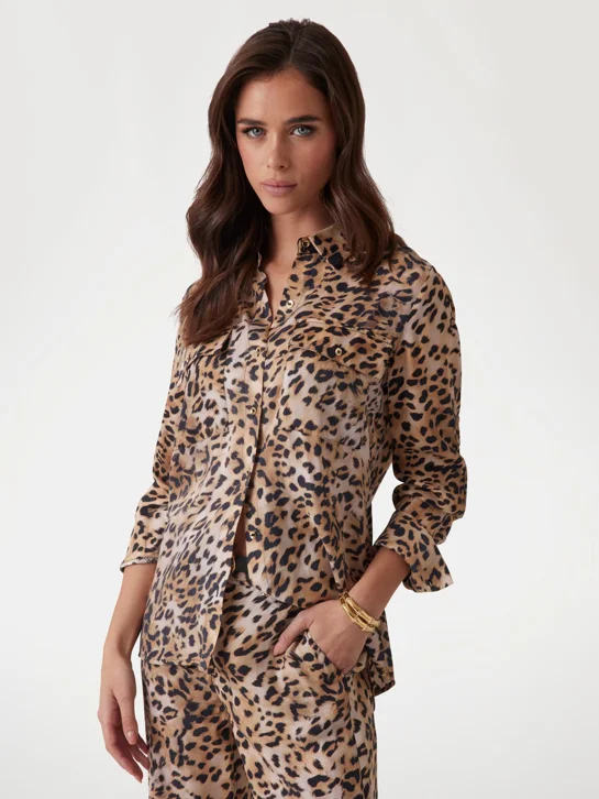 GUESS WOMAN Áo Sơ Mi Nữ Enora Equipment Shirt