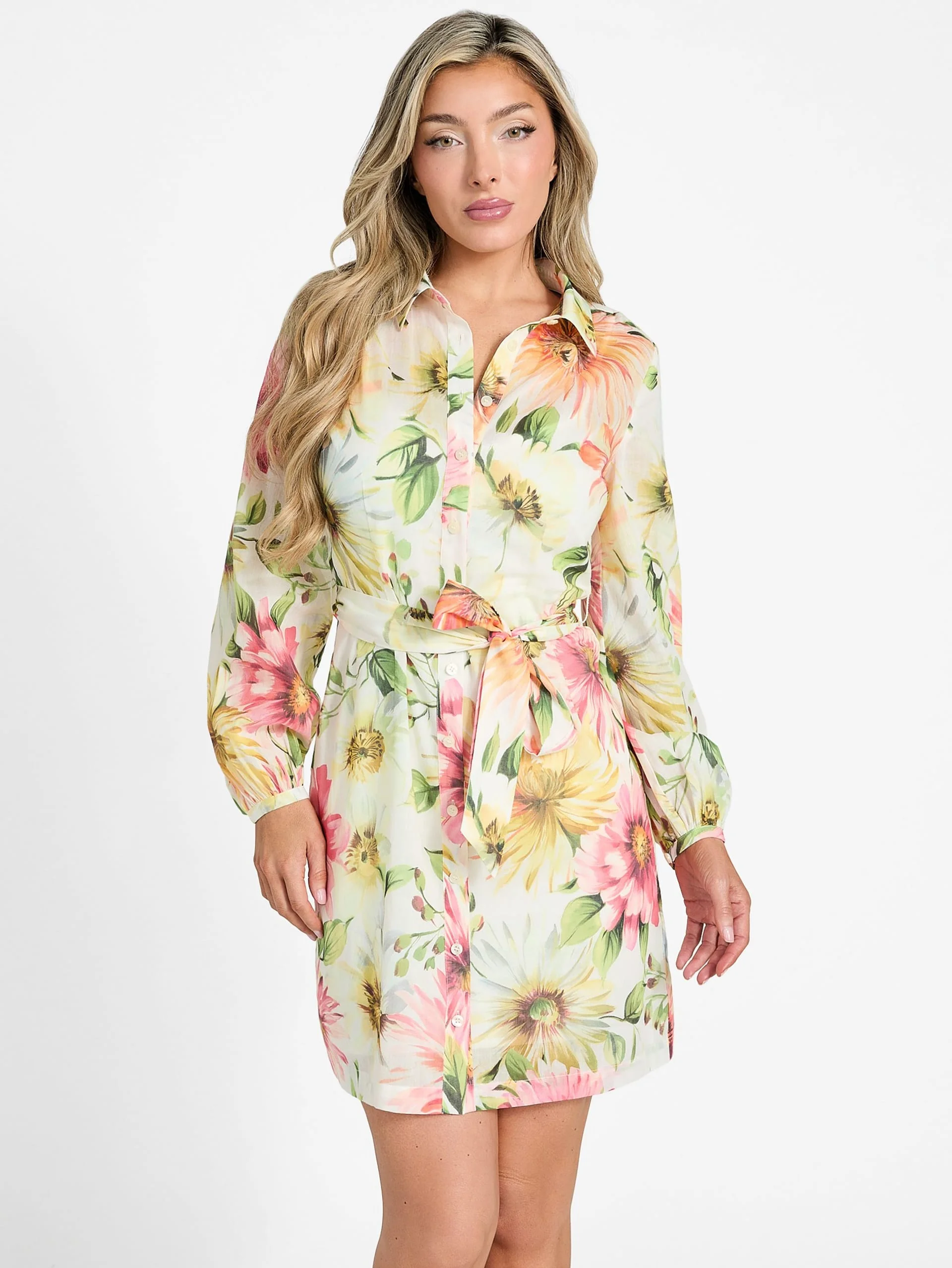 GUESS WOMAN Đầm Nữ Ls Faith Dress
