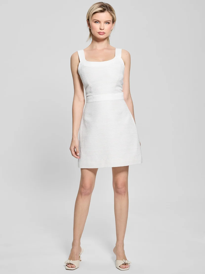 GUESS WOMAN Đầm Nữ Sl Elsie Tweed Dress