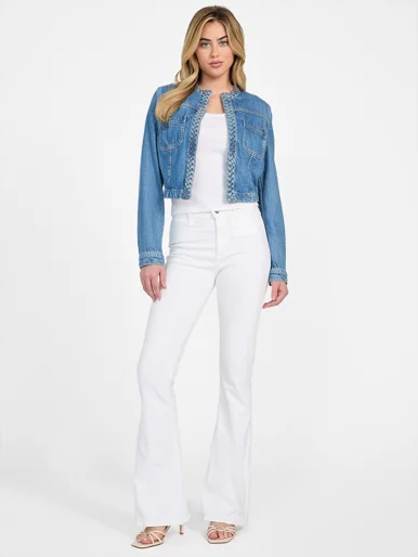 GUESS WOMAN Áo Khoác Jeans Nữ - Juliana Jacket Braided