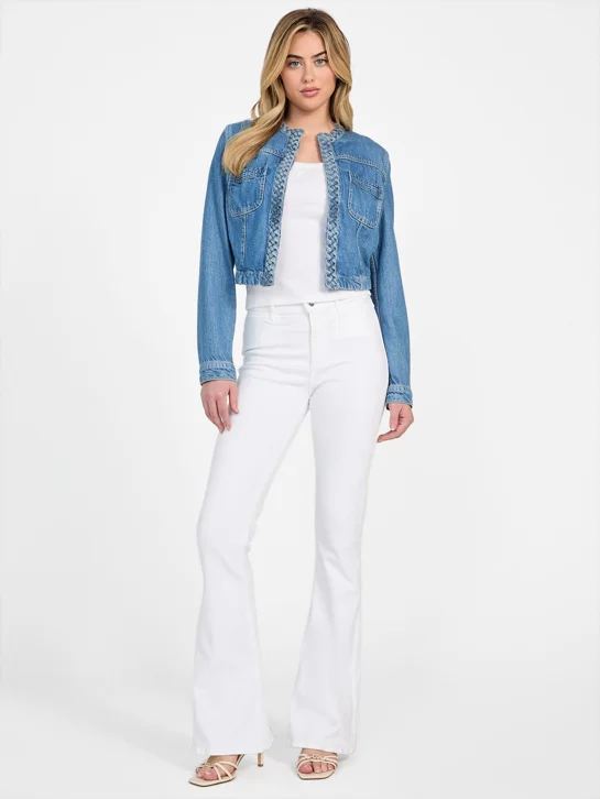 GUESS WOMAN Áo Khoác Jeans Nữ - Juliana Jacket Braided