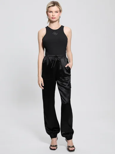 GUESS WOMAN Áo Thun Nữ New Sl Round Nk Guendalina Top