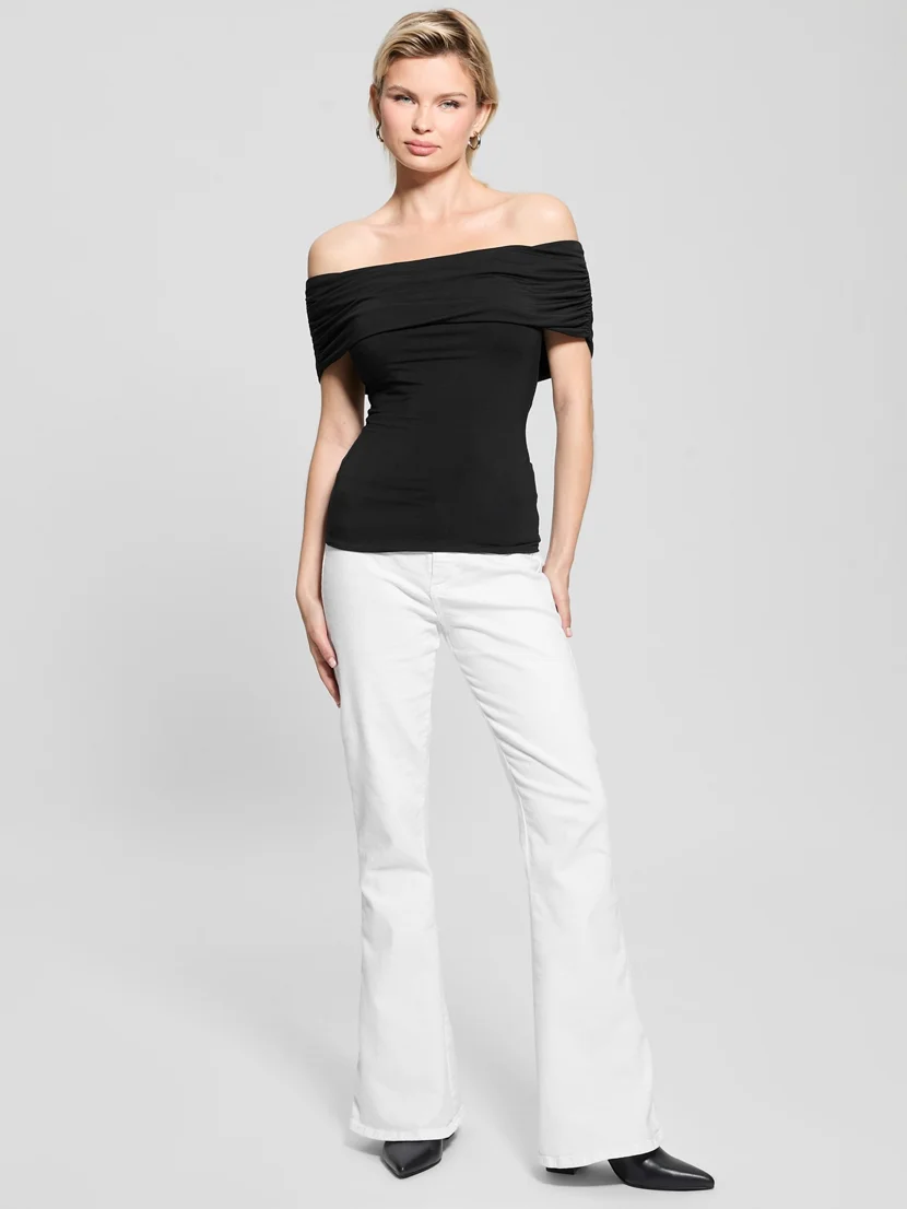 GUESS WOMAN Quần Jeans Nữ - Belle High Rise Flare