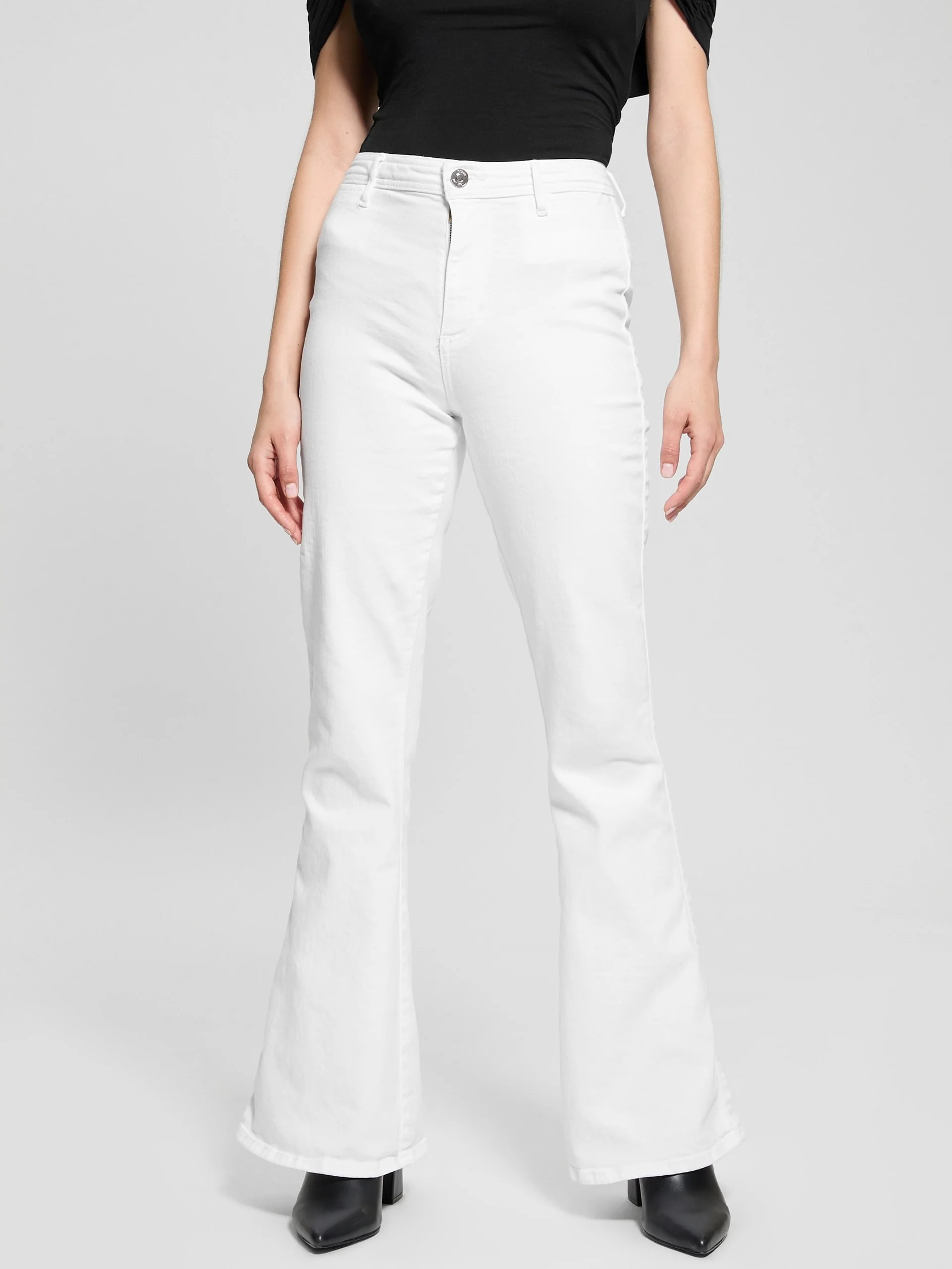 GUESS WOMAN Quần Jeans Nữ - Belle High Rise Flare