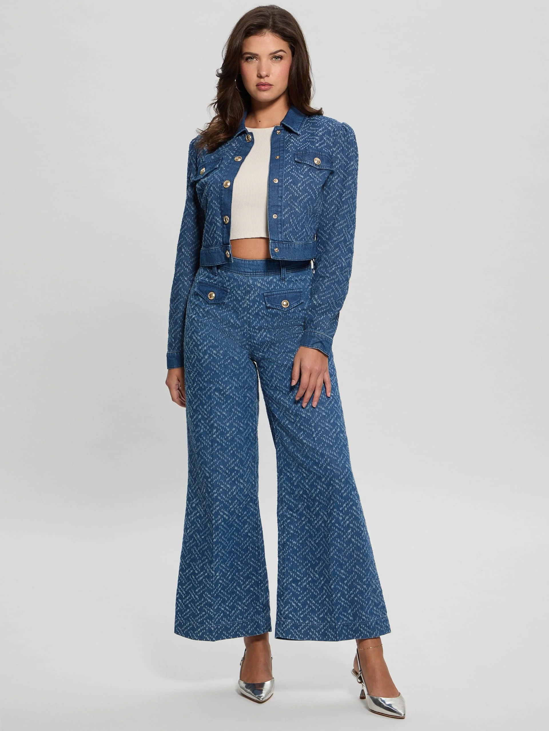 GUESS WOMAN Quần Jeans Nữ - Dakota Patch
