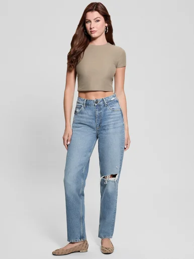 GUESS WOMAN Quần Jeans Nữ - Mom Jean