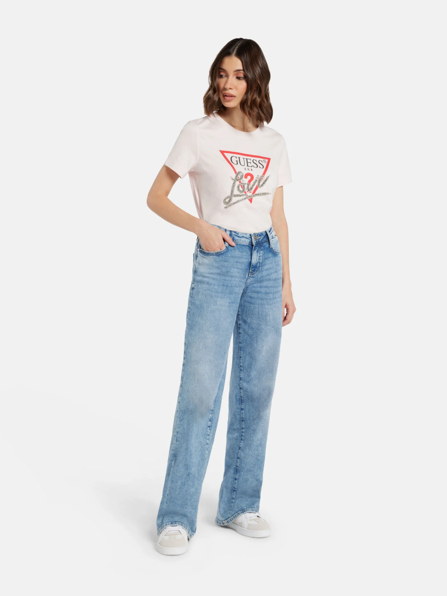 GUESS WOMAN Quần Jeans Nữ - Sexy Palazzo