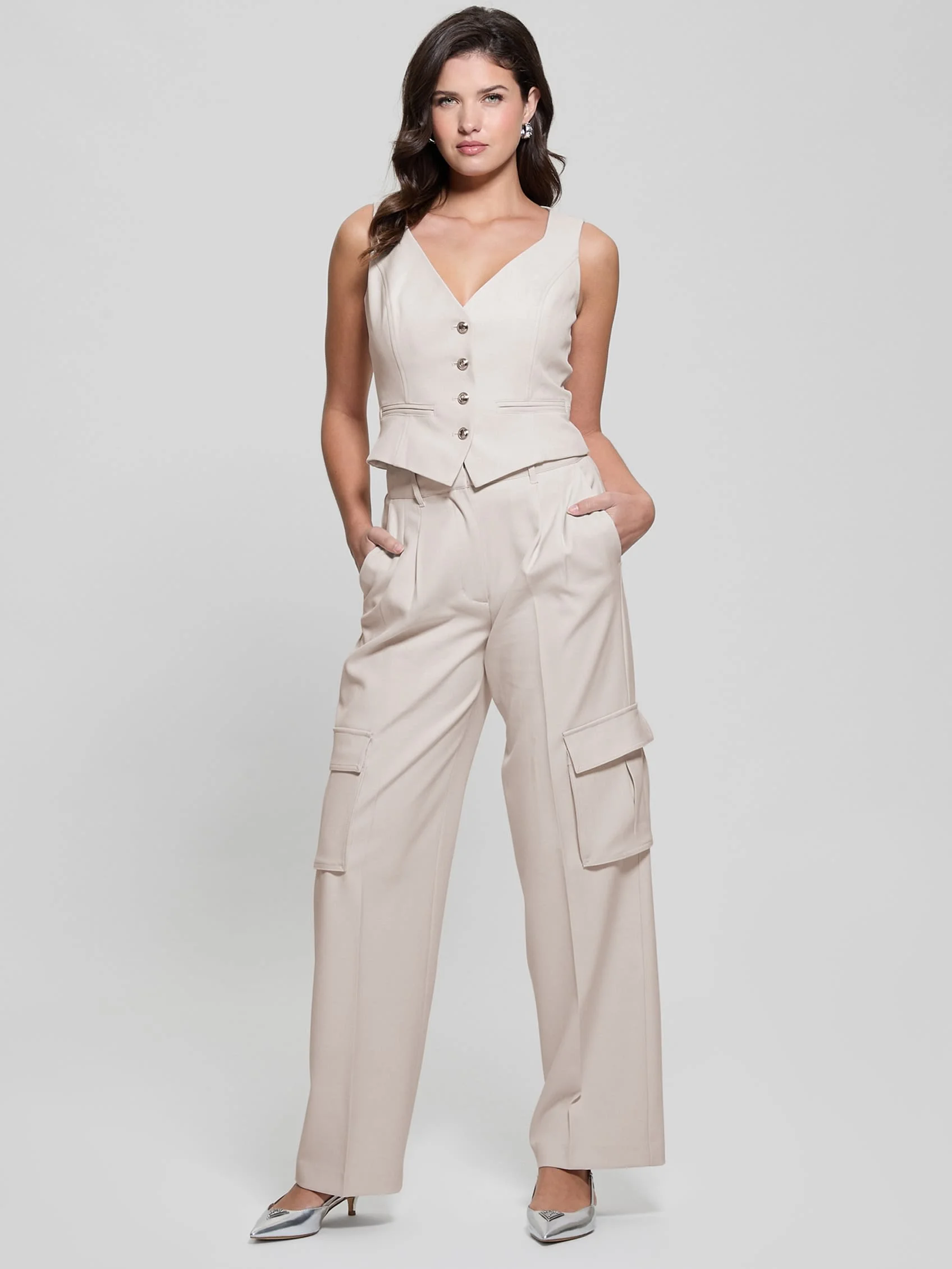GUESS WOMAN Quần Nữ - Matea Perfect Cargo Pants