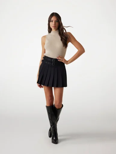 GUESS WOMAN Chân Váy Nữ - Reeva Pleated Skirt