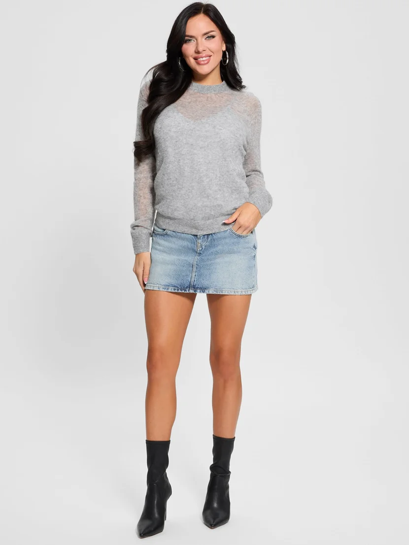 GUESS WOMAN Chân Váy Jeans Nữ - Nani Mini Skirt
