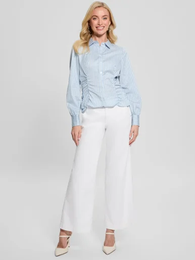 GUESS WOMAN Áo Sơ Mi Nữ - Ls Nicole Stripe Top