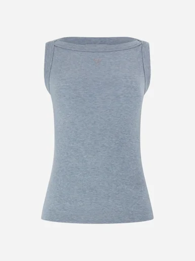 GUESS WOMAN Áo Thun Kiểu Nữ Tina Ribs Tank Top
