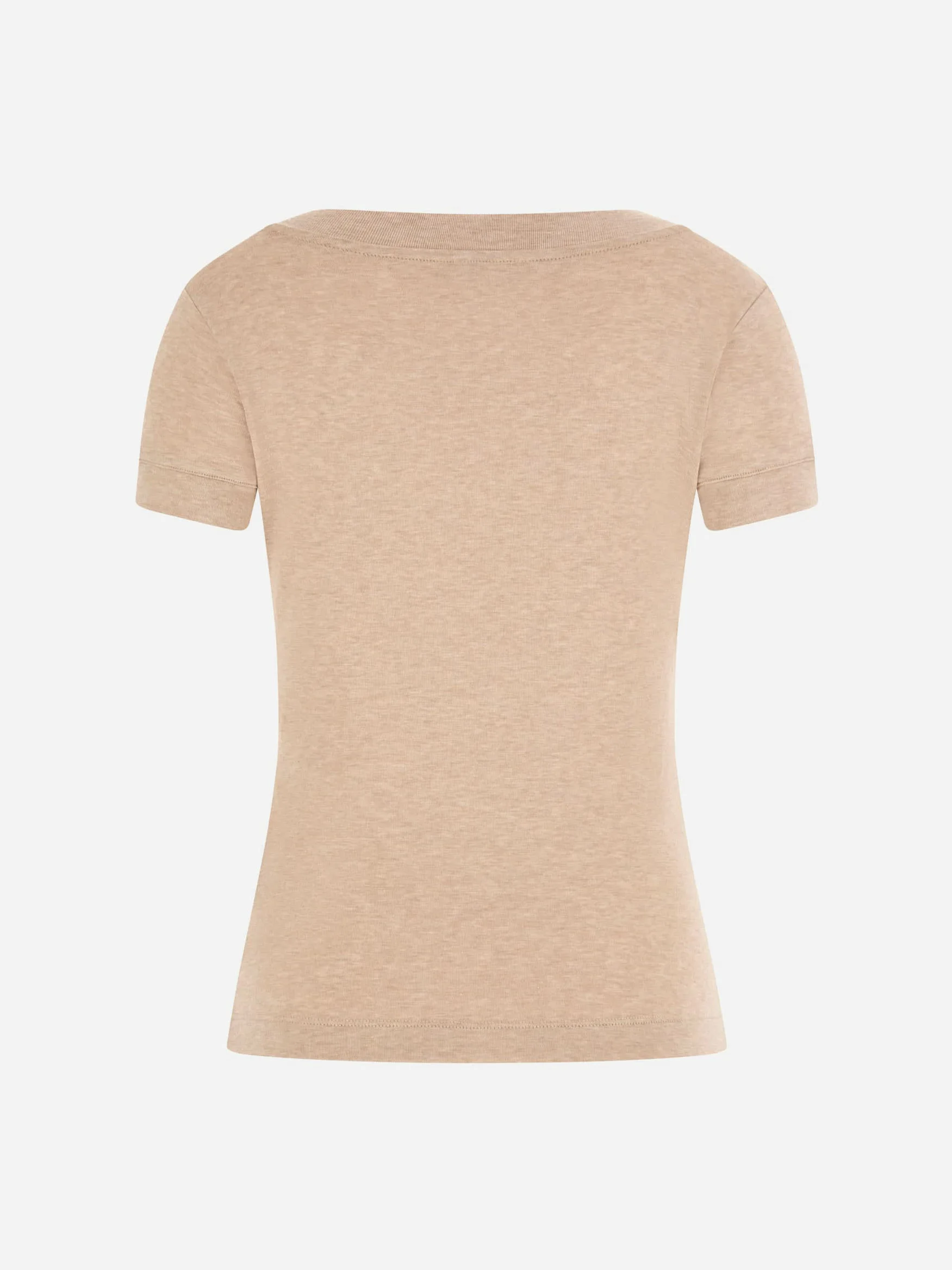 GUESS WOMAN Áo Thun Kiểu Nữ Tina Ss V Neck Ribs Top