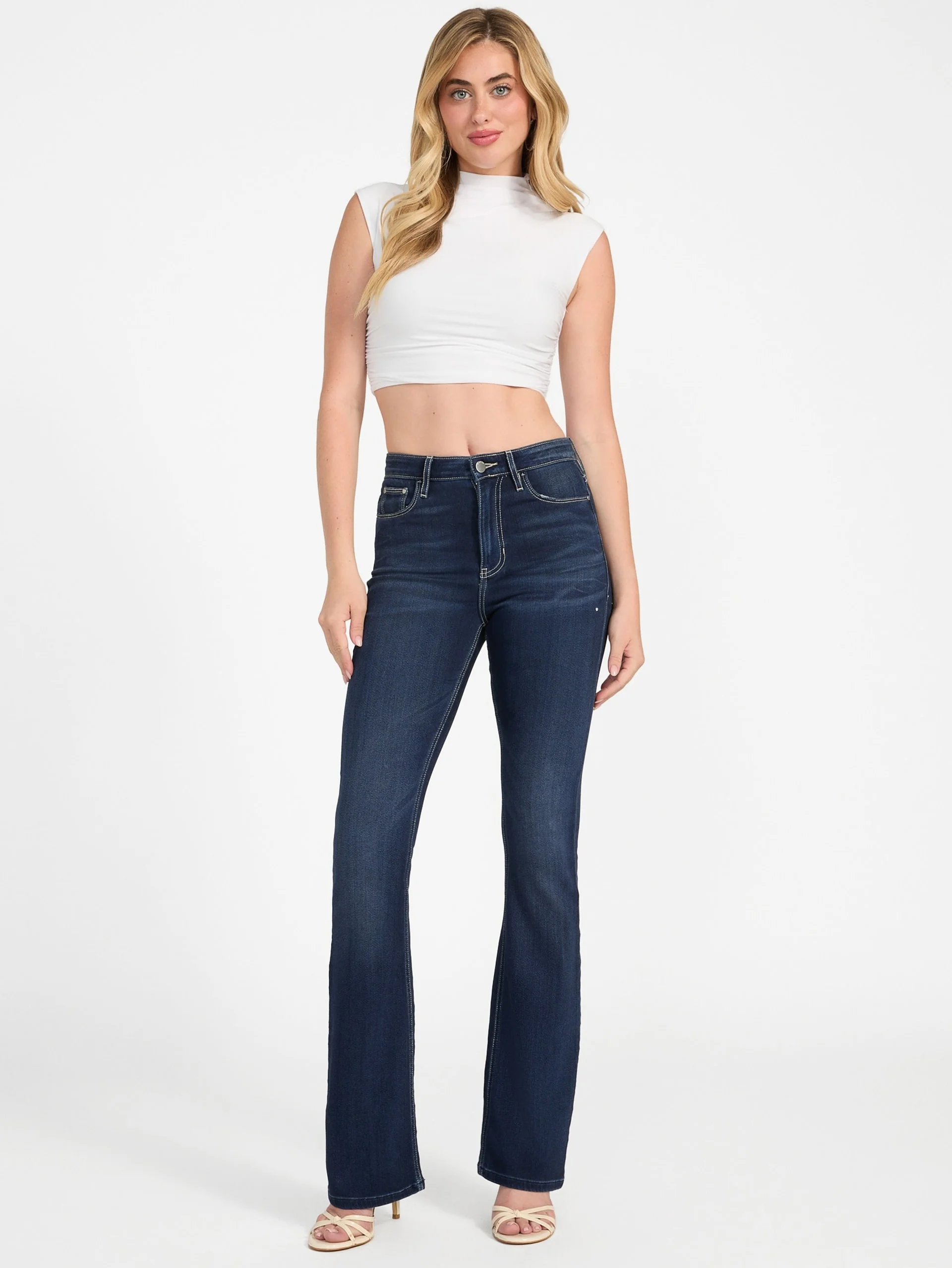 GUESS WOMAN Quần Jeans Nữ-Sexy Flare