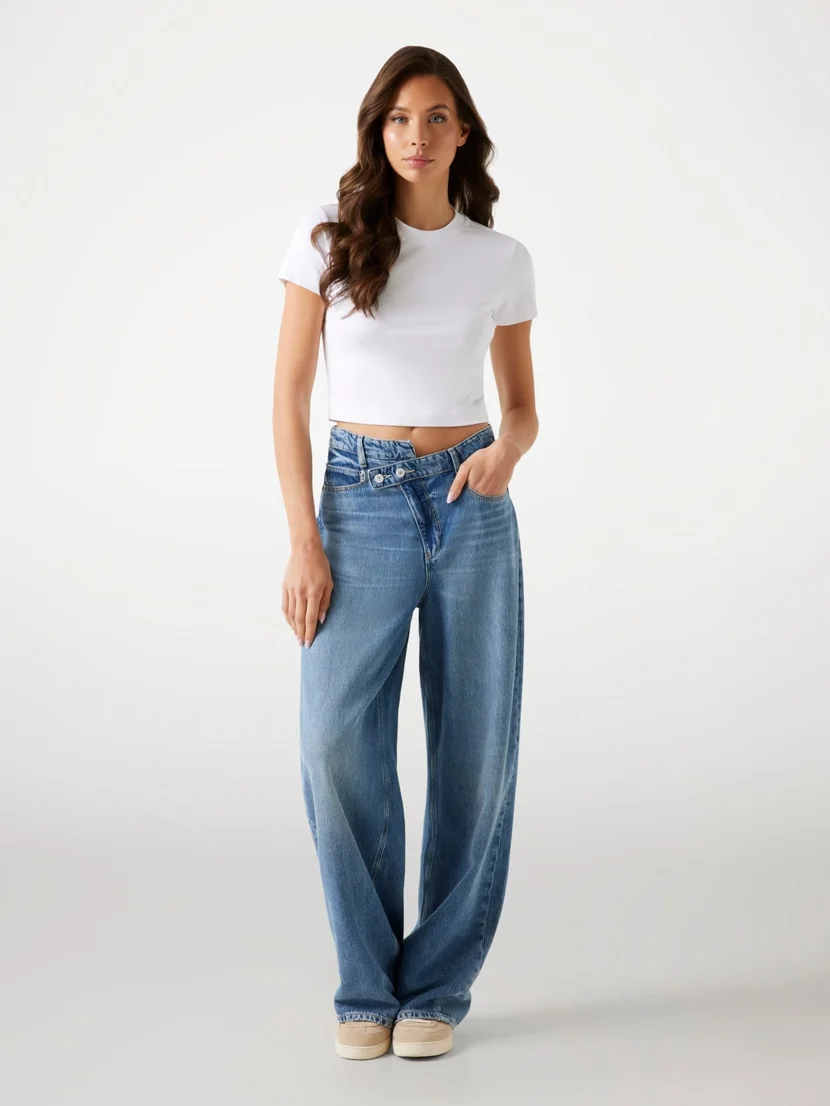 GUESS WOMAN Quần Jeans Nữ - Gina Wide Leg