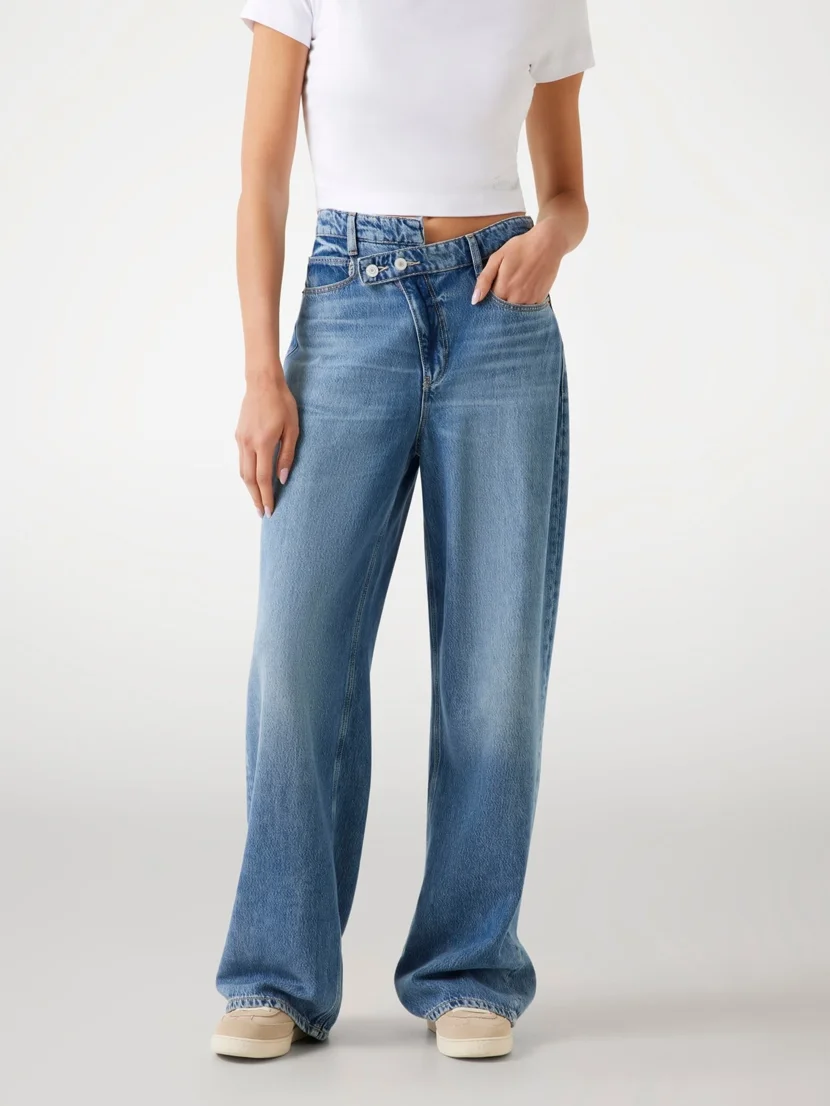 GUESS WOMAN Quần Jeans Nữ - Gina Wide Leg