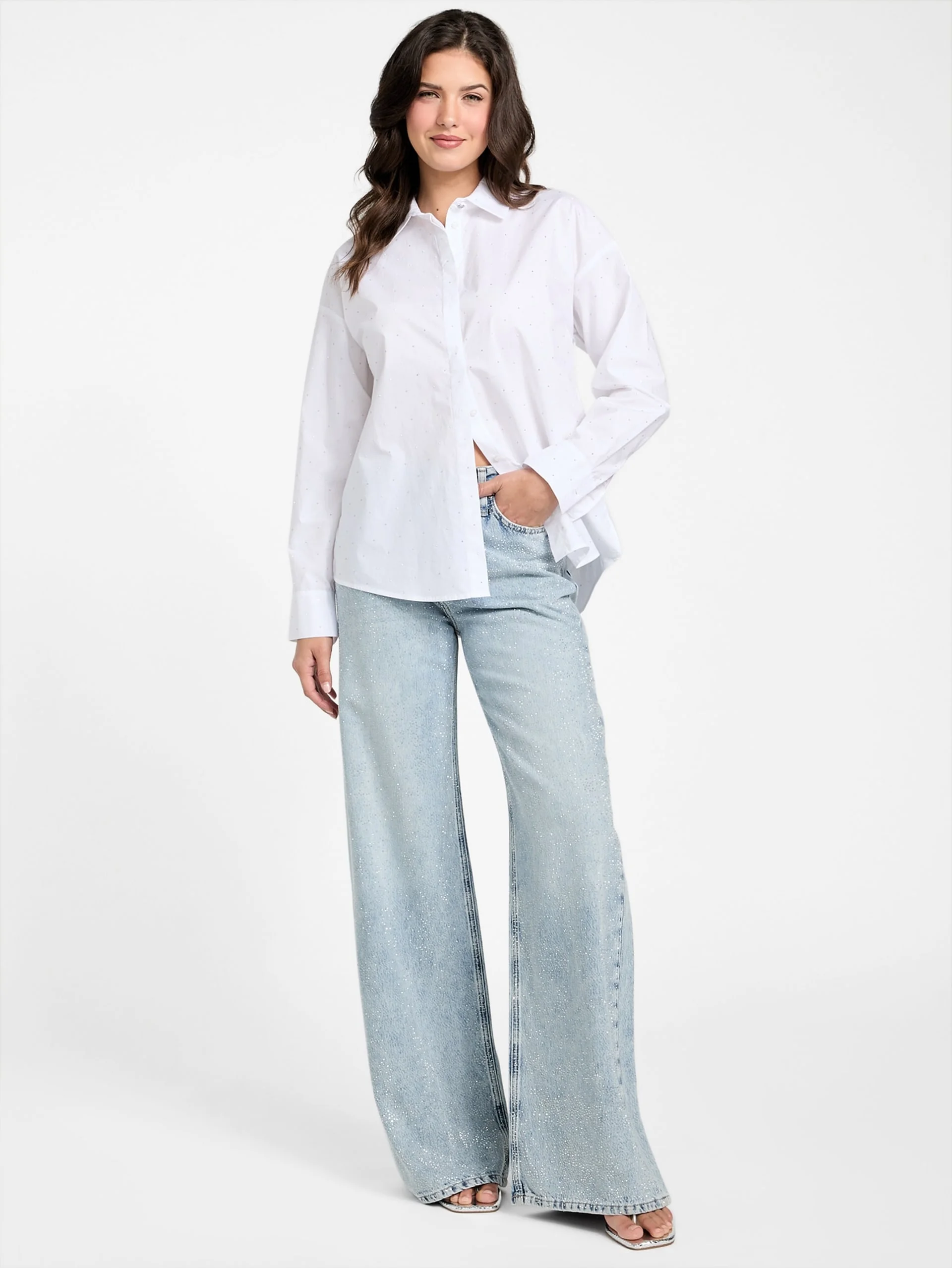GUESS WOMAN Quần Jeans Nữ - Bellflower
