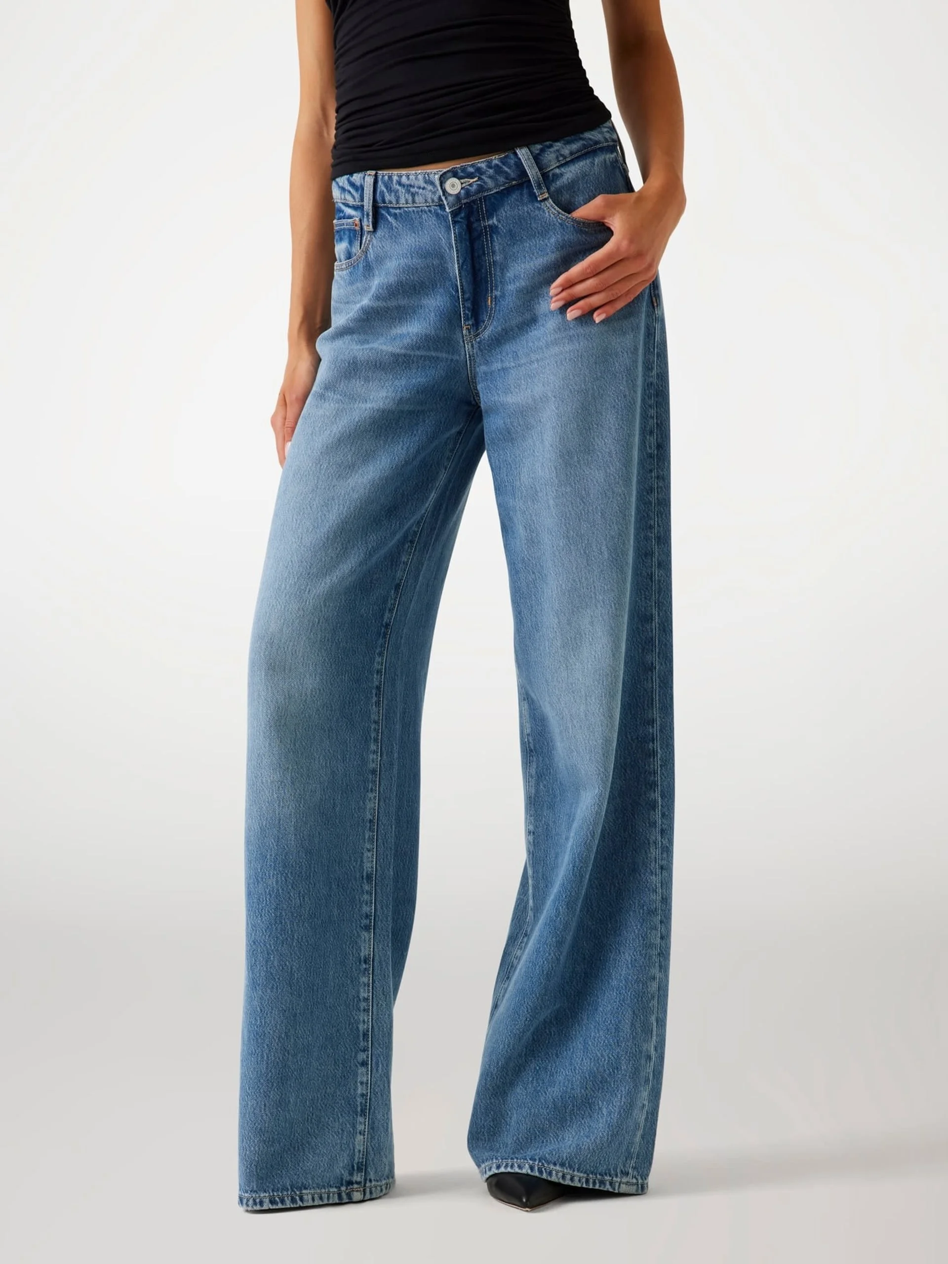 GUESS WOMAN Quần Jeans Nữ - Sexy Palazzo
